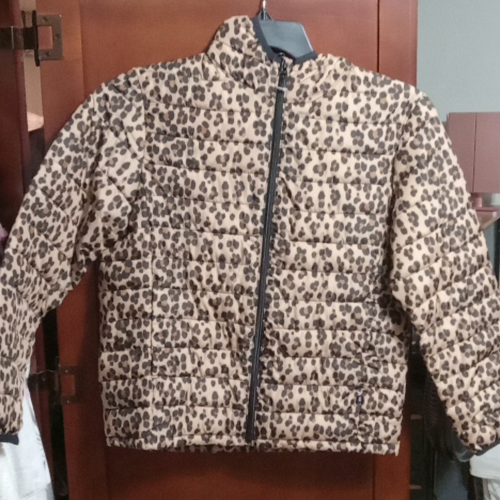 XL Girls Kids Cheeta Print Jacket